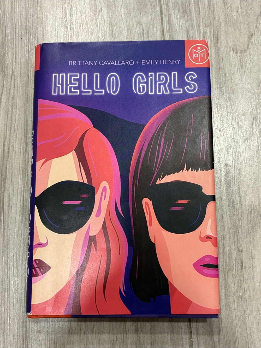 Hello Girls Women Hair Coloring Book Cover - Purple/Pink